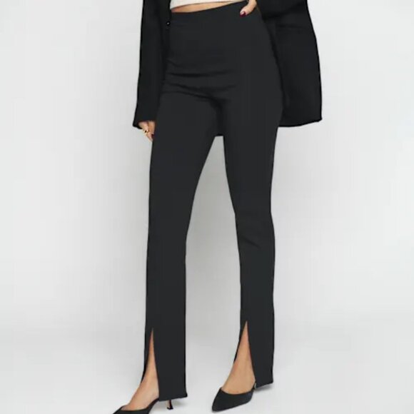 MNG Women Black Active Pants Fletcher Pants - Large - NWT - Picture 4 of 4